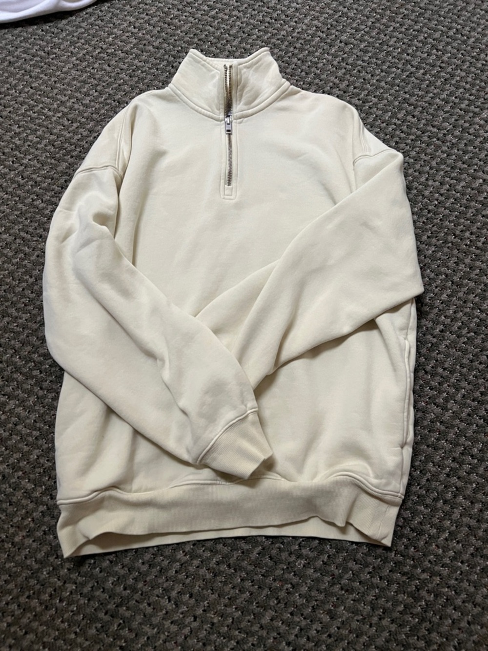 Tna yellow quarter zip